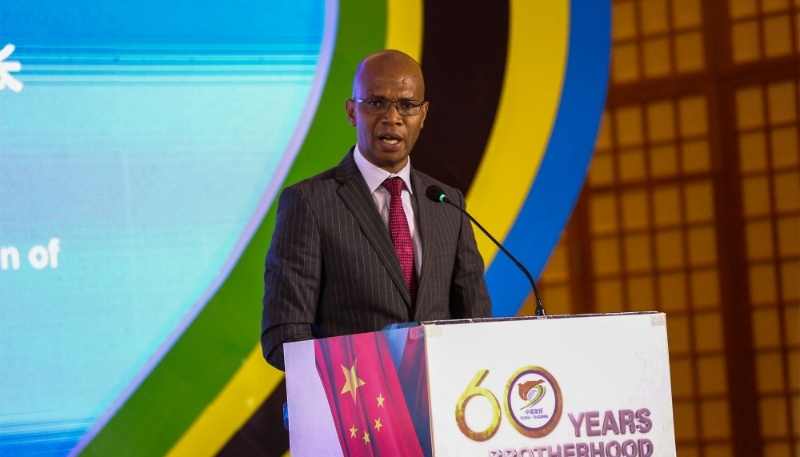 L'ancien ministre des affaires étrangères, January Makamba, à Dar es-Salam, le 15 avril 2024.