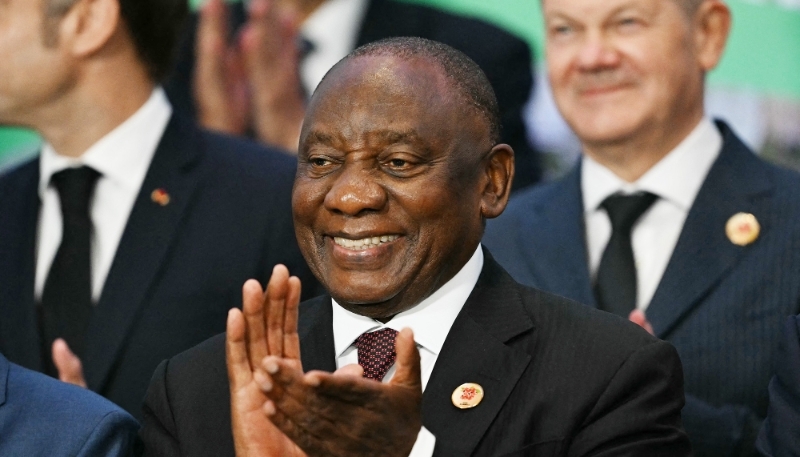 Cyril Ramaphosa au G20 de Rio de Janeiro, au Brésil, le 19 novembre 2024.