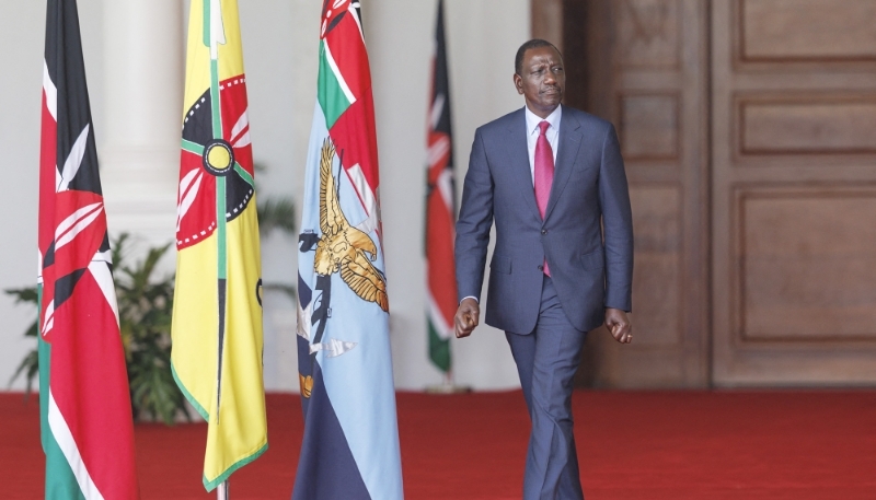 William Ruto à la State House de Nairobi, le 4 juillet 2024.