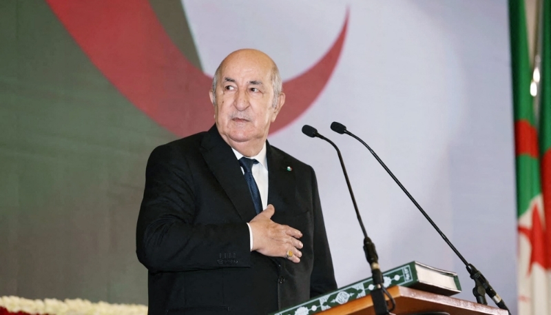 Le président algérien, Abdelmadjid Tebboune, à Alger, le 17 septembre 2024.