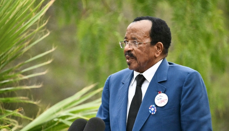 Paul Biya au 80e anniversaire du débarquement de Provence, à Boulouris-sur-Mer, le 15 août 2024.