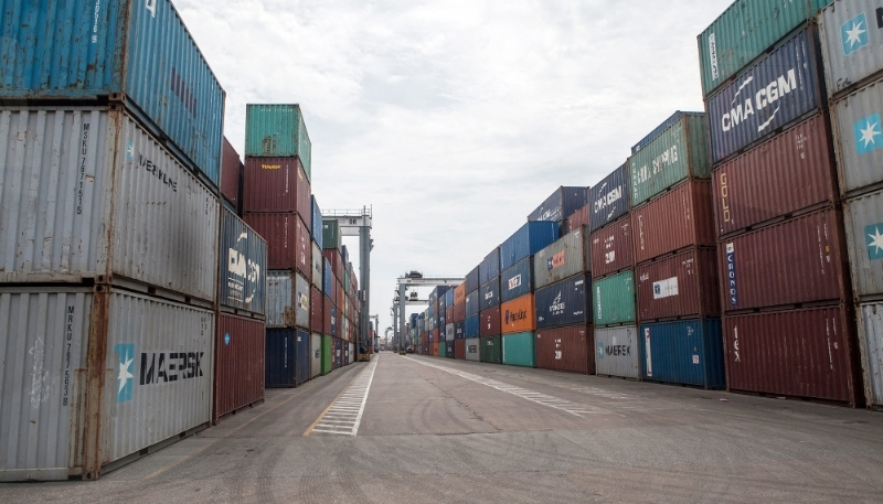 Le terminal portuaire Tin-Can Island de Lagos, à Apapa, en 2015.