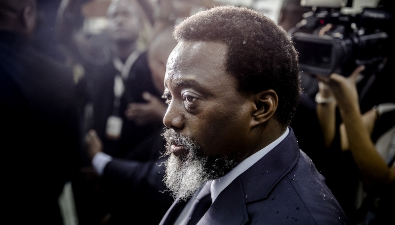 L'ancien président congolais Joseph Kabila à Kinshasa, le 30 décembre 2018.