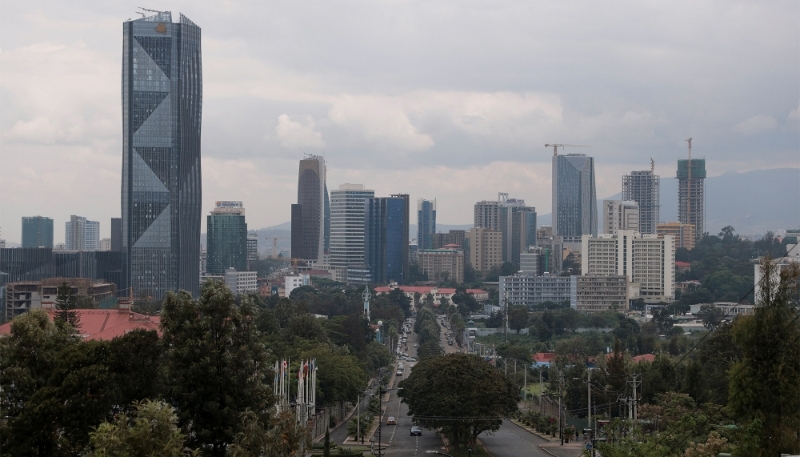Addis-Abeba, en Éthiopie, en avril 2024. 