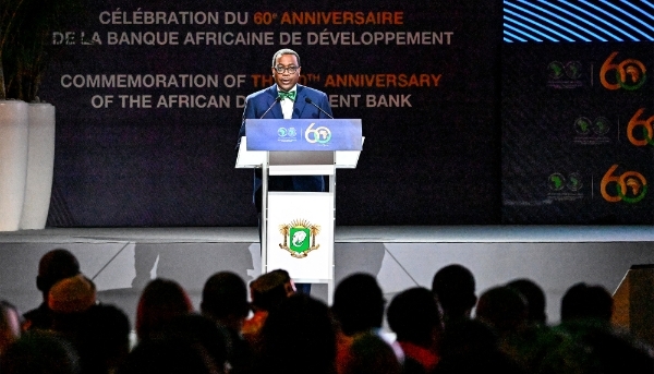 L'actuel président de la Banque africaine de développement, Akinwumi Adesina, à Abidjan, le 10 septembre 2024.