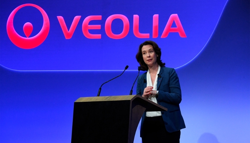 La directrice générale de Veolia, Estelle Brachlianoff, à Paris, en juin 2022.