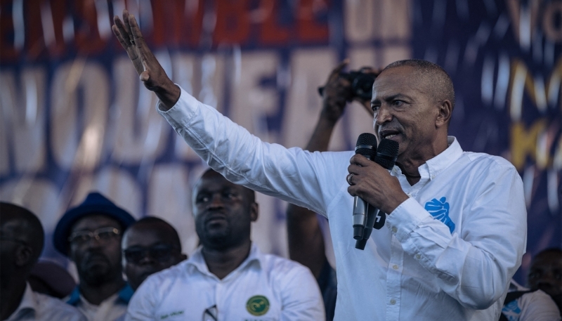 Moise Katumbi à Goma, dans l'est de la République démocratique du Congo, en novembre 2023.