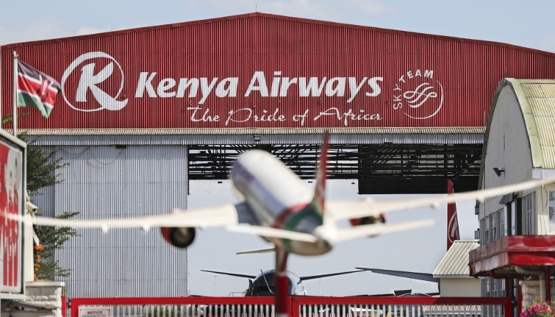 Le siège de Kenya Airways, à Nairobi, le 6 février 2024.