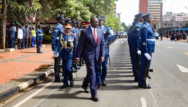 Le président kényan, William Ruto, à Nairobi, le 21 novembre 2024.