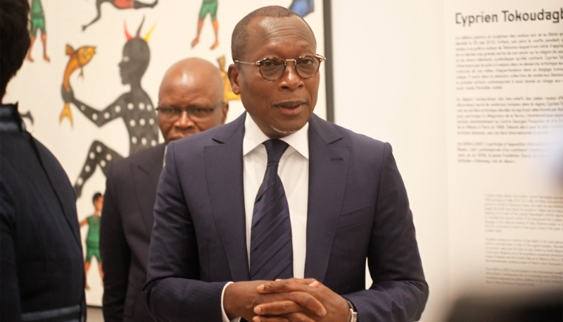 Le président béninois, Patrice Talon, à Cotonou, en juin 2022.