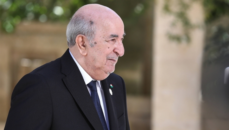 Le président algérien Abdelmadjid Tebboune en marge du G7 à Borgo Egnazia (Italie), le 14 juin 2024.