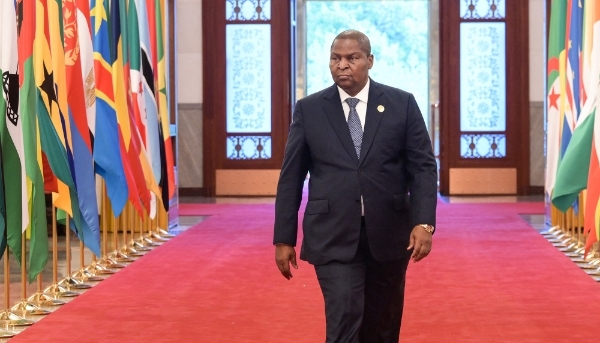 Le président centrafricain, Faustin-Archange Touadéra, le 5 septembre 2024, à Pékin.