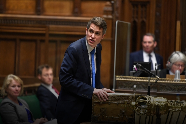 Le député du South Staffordshire, Gavin Williamson, à l'origine de la motion portant sur la reconnaissance du Somaliland, à Londres, le 6 janvier 2021.