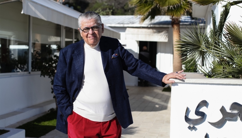 L'homme d’affaires Youssef Zarrouk, au Nautique Club de Sidi Bou Saïd, dans la banlieue de Tunis, en décembre 2017. 