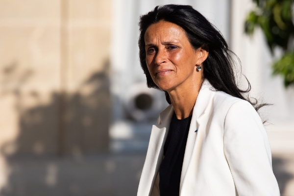 La secrétaire d'Etat française chargée du développement, Chrysoula Zacharopoulou.