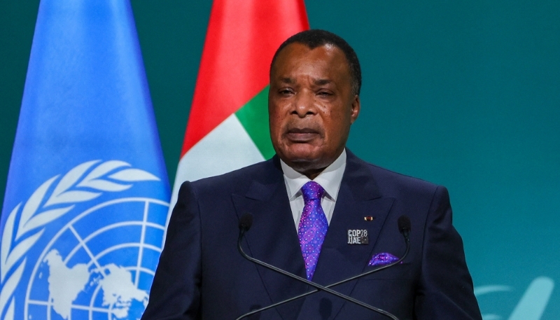 Le président congolais Denis Sassou-Nguesso, le 1er décembre 2024 à Dubaï.