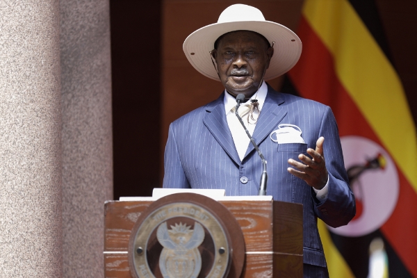 Le président ougandais Yoweri Museveni.