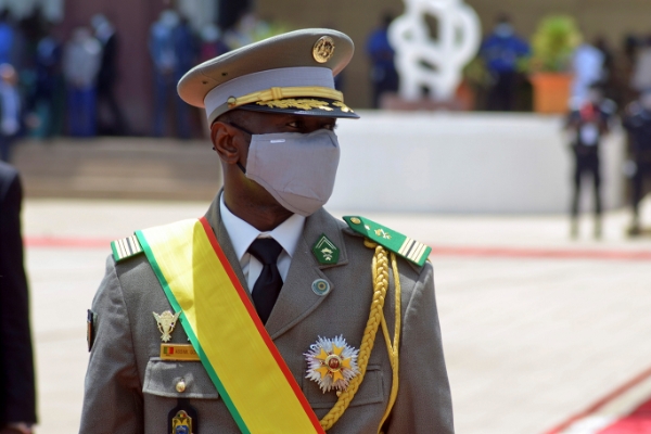 Le président de la transition malienne Assimi Goita.