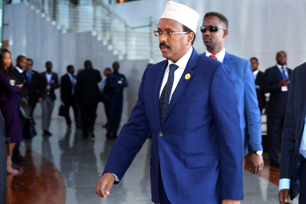 Le président somalien Mohamed Abdullahi Mohamed, dit Farmajo.