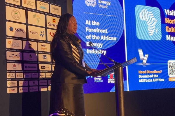 Odette Nzaba Makaya, directrice générale de la Gabon Oil Company.