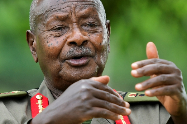 Le président ougandais Yoweri Museveni.