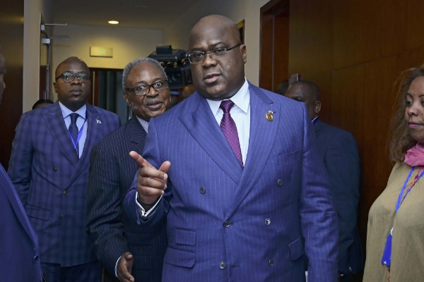 Le président de la République démocratique du Congo Felix Tshisekedi.