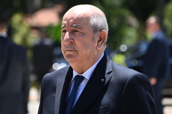 Le président algérien Abdelmadjid Tebboune.